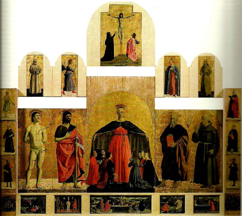 Piero della Francesca polyptych of the misericordia